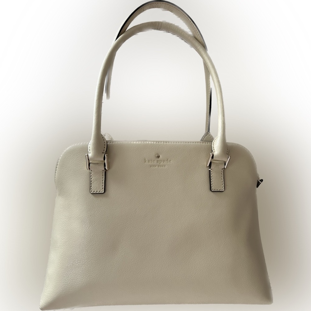 kate spade natural white pocketbook